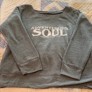 Adventurous Soul Women's Gray Sweatshirt Ludington (MI) State Park